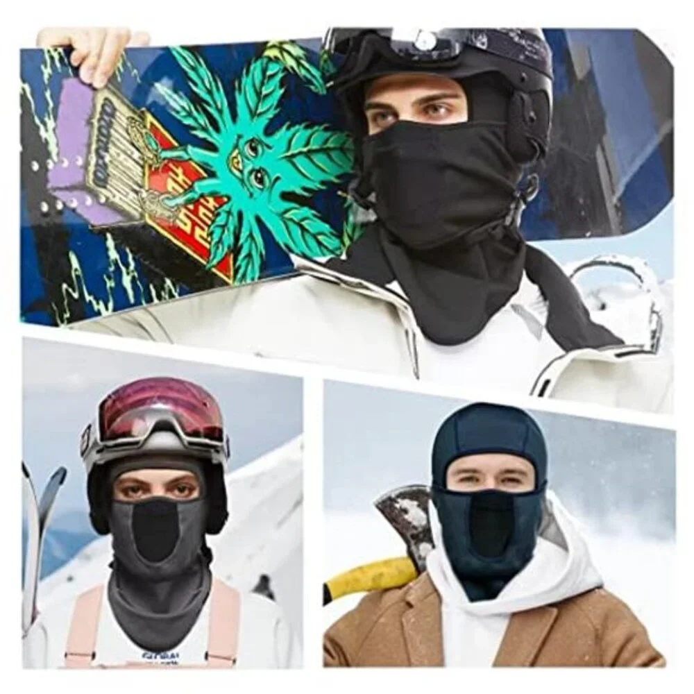 Balaclava Ski Mask Winter Face Mask Fleece for Cold Weather Skiing Snowboarding